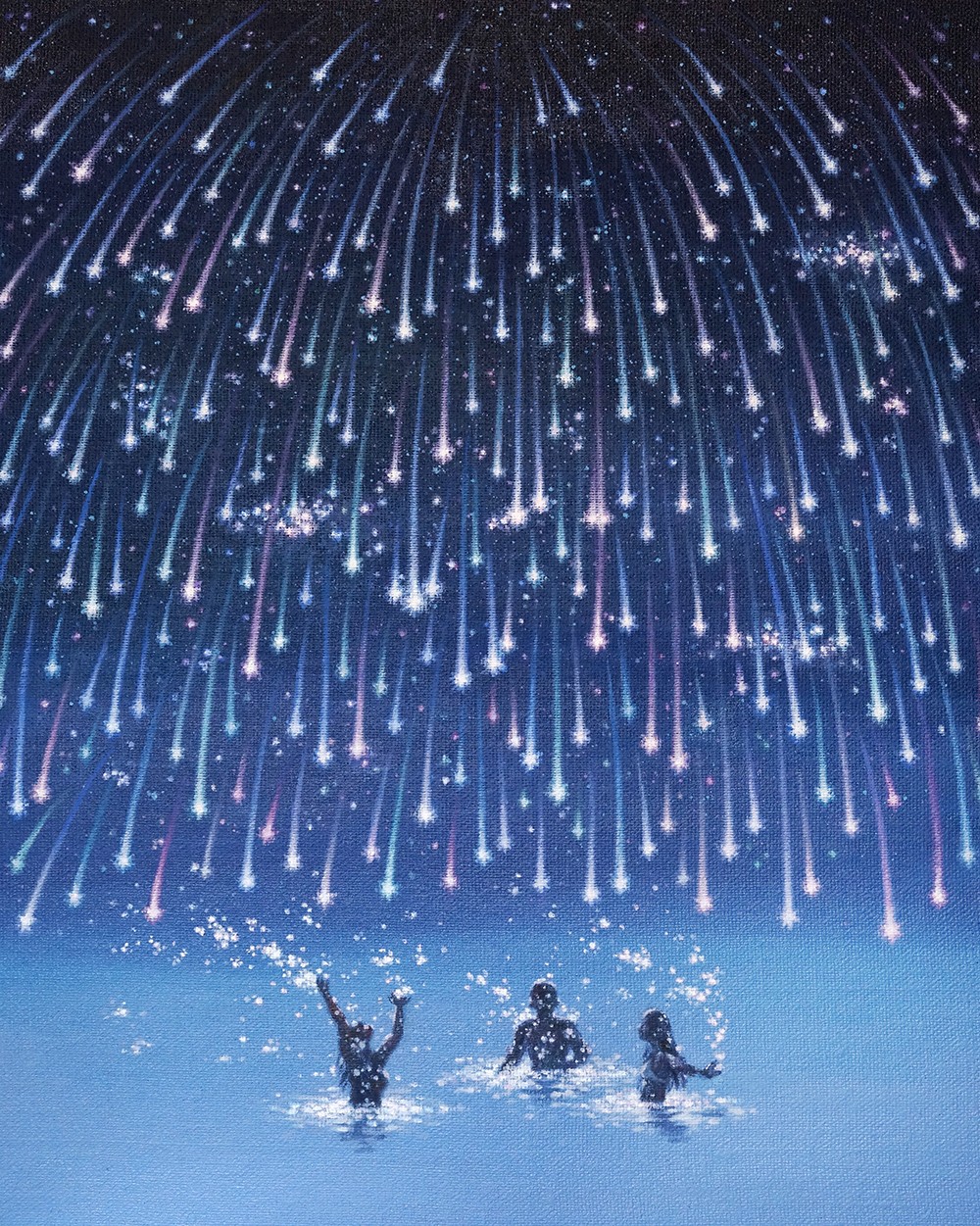 Starry night_100×80cm_oil on linen_2017